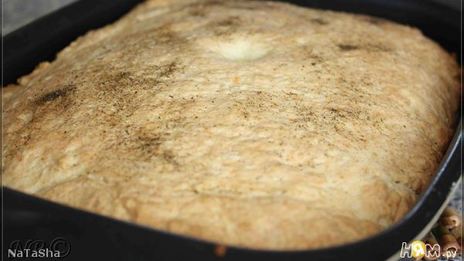 пирог на твороге с сыром