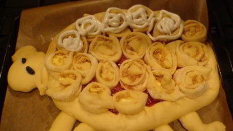 пирог новогодний символ