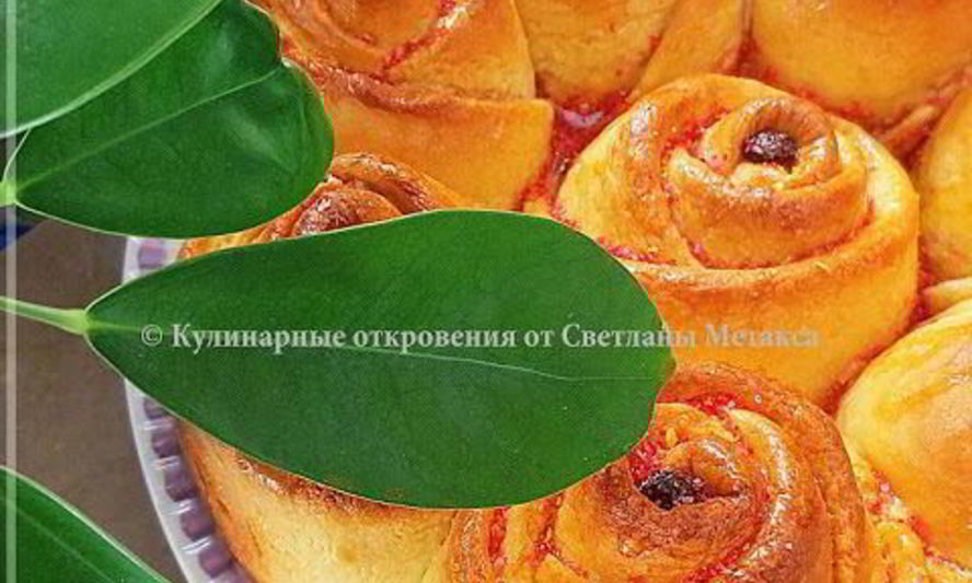 Рецепт пирог розовый букет