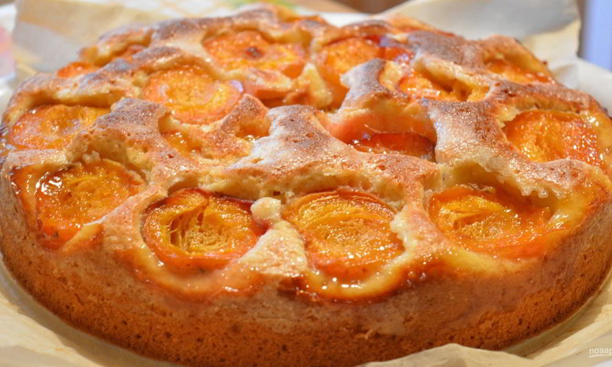 Рецепт пирог с абрикосами