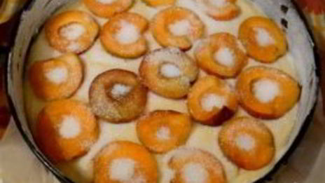 пирог с абрикосами