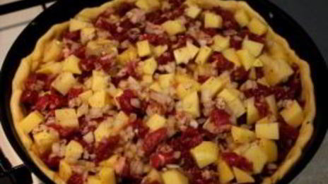 пирог с бараниной и картошкой