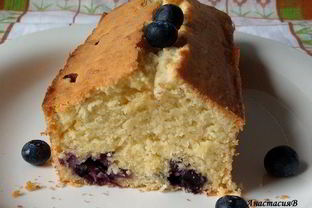 Пирог с черникой