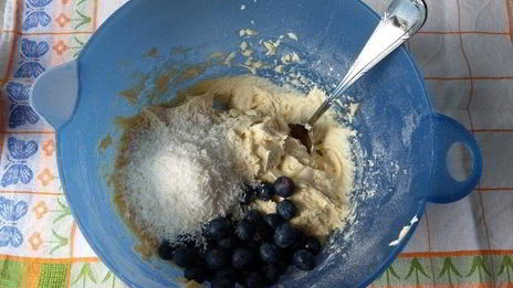 пирог с черникой