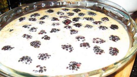 пирог с ежевикой