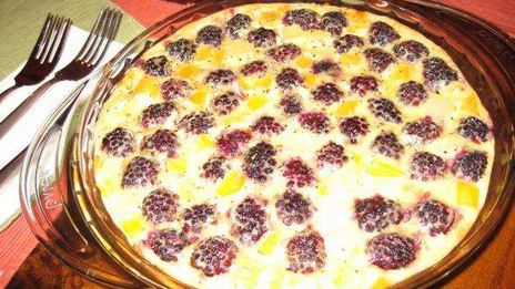 пирог с ежевикой