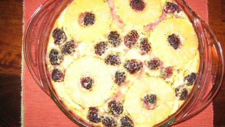 пирог с ежевикой