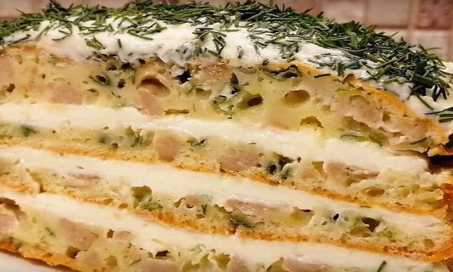 Рецепт пирог с фаршем и сыром