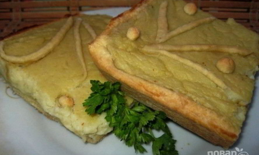 Рецепт пирог с картофельным пюре