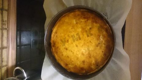 пирог с курицей, грибами и луком