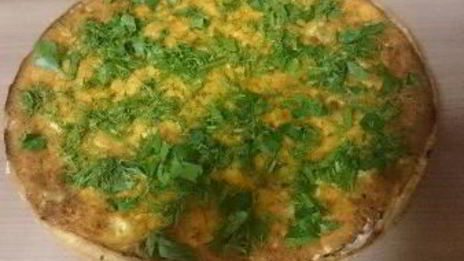 пирог с курицей, грибами и луком