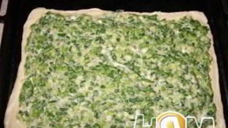 пирог с луком