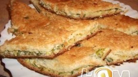 пирог с луком