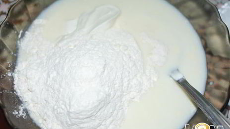 пирог с малиной на кефире