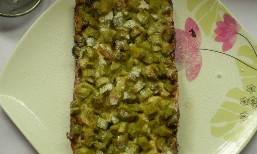 Рецепт пирог с ревенем