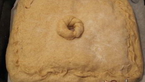 пирог с рыбой из цельнозерновой пшеничной муки