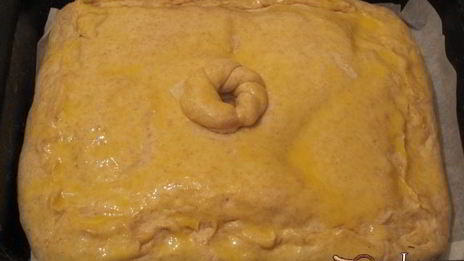 пирог с рыбой из цельнозерновой пшеничной муки