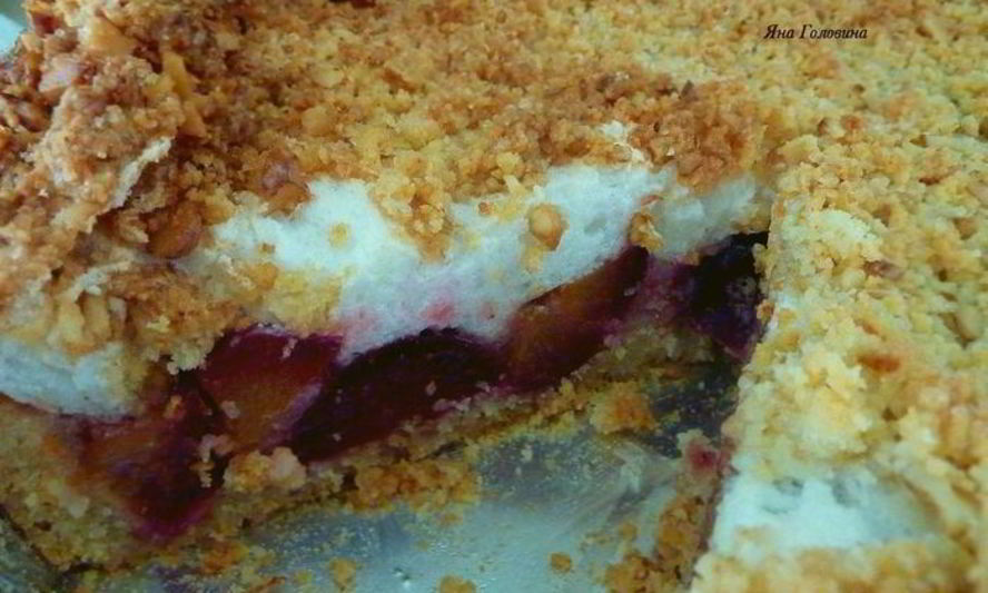 Рецепт пирог сливовый