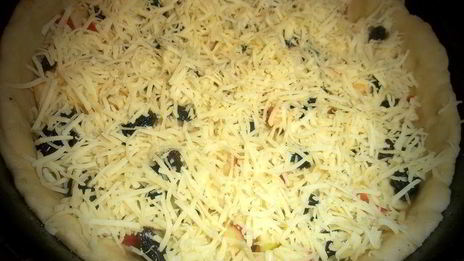 пирог яблочный с сыром