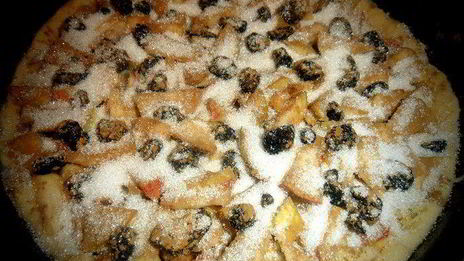 пирог яблочный с сыром