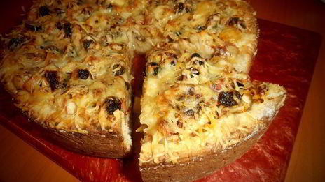 пирог яблочный с сыром