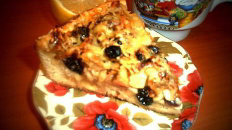 пирог яблочный с сыром