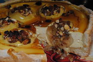 Пирог Яблоки на снегу