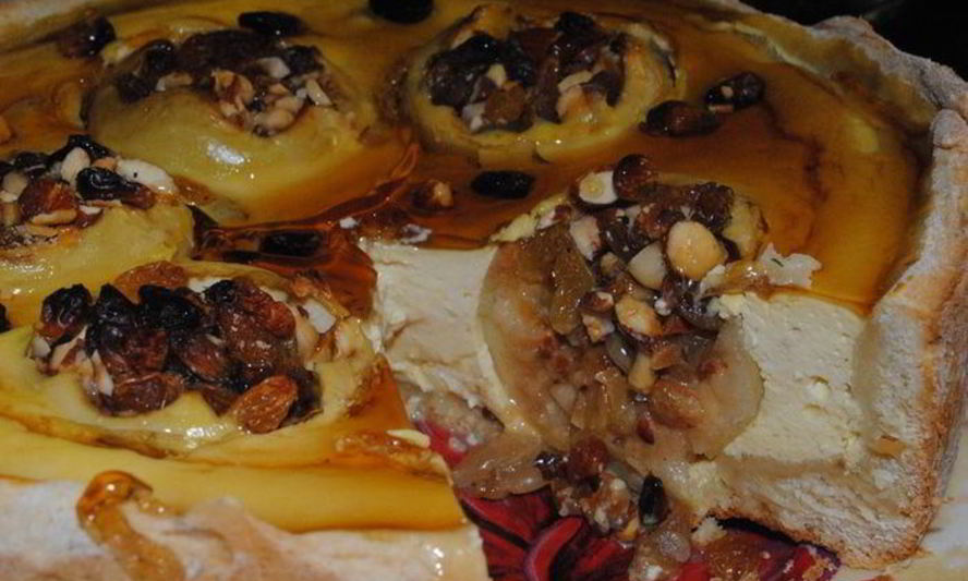 Рецепт пирог яблоки на снегу