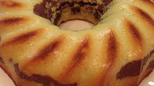 Пирог Зебра на мацони