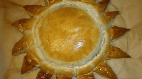 пирог золотой подсолнух