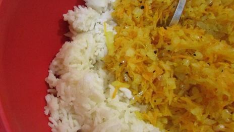 рисовый пирог со скумбрией