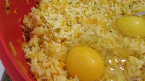 рисовый пирог со скумбрией