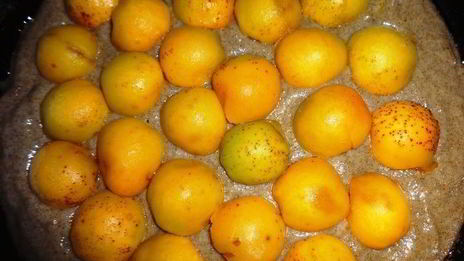ржаной пирог с абрикосами