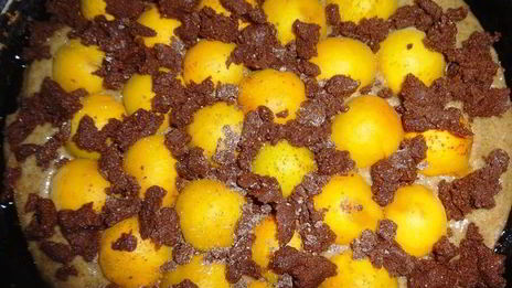 ржаной пирог с абрикосами