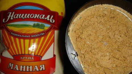 шоколадный пирог с манным кремом