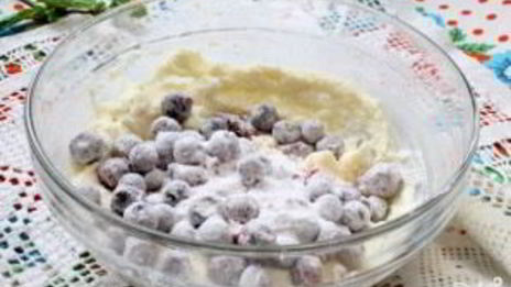 слоеный пирог с творогом