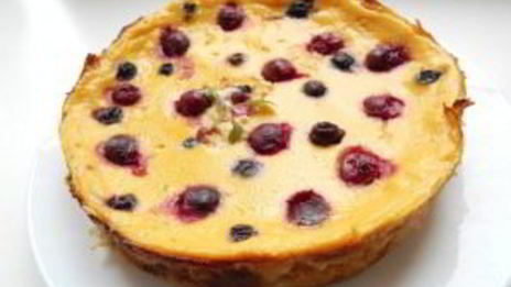 слоеный пирог с ягодами