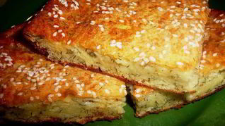 Сырно-творожный пирог