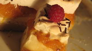 Творожный пирог Зимнее солнце