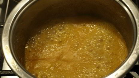 тыквенный пирог с ириской