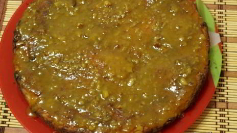 тыквенный пирог с ириской