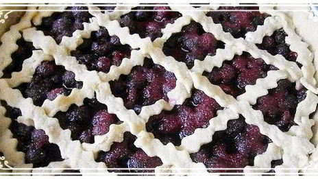 вишневый пирог на песочном тесте