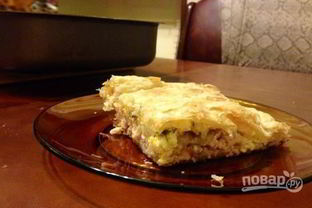 Вкусный рыбный пирог