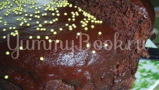 Влажный шоколадный пирог без яиц