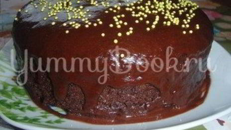 влажный шоколадный пирог без яиц