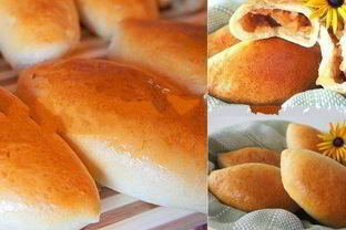 Дрожжевые пирожки с яблоком в духовке