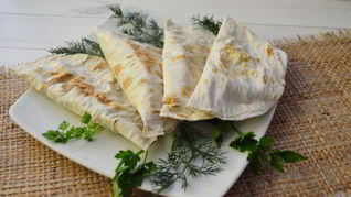Кутабы из лаваша
