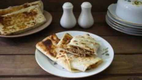 пирожки из лаваша с мясом