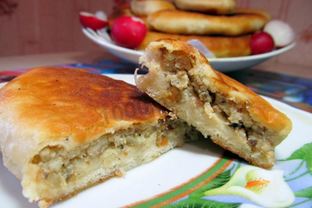 Пирожки на кефире и дрожжах