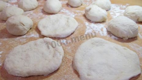 пирожки на кефире и дрожжах